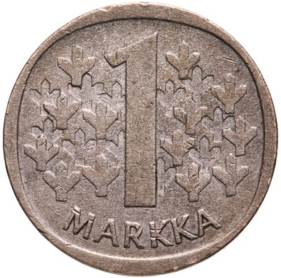 купить Финляндия 1 марка (markka) 1965 S