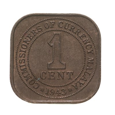 купить Малайя 1 цент (cent) 1943