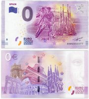 Купить 0 евро (euro) "Испания" 2018 6-я серия (XE RU-6-ES)