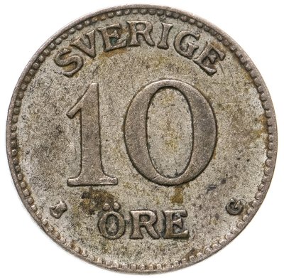 купить Швеция 10 эре (ore) 1928