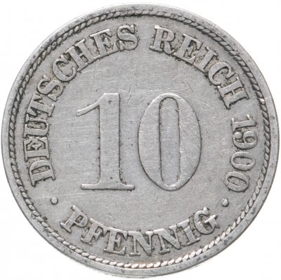 купить Германия 10 пфеннигов (pfennig) 1900