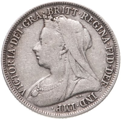 купить Великобритания 1 шиллинг (shilling) 1896