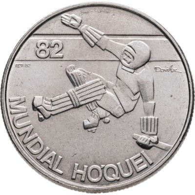 купить Португалия 25 эскудо (escudos) 1982 Чемпионат мира по хоккею на роликах