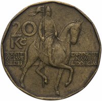 Купить Чехия 20 крон 1993-2012
