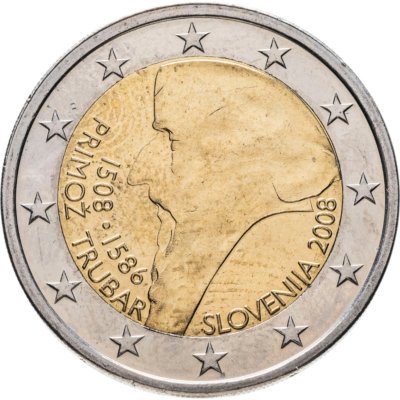 купить Словения 2 euro (евро) 2008 500-летие со дня рождения Приможа Трубара