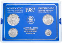купить Швеция годовой набор монет 1987