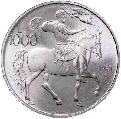 купить Сан-Марино 1000 лир (lire) 1981 "2000 лет со дня смерти Виргилия"