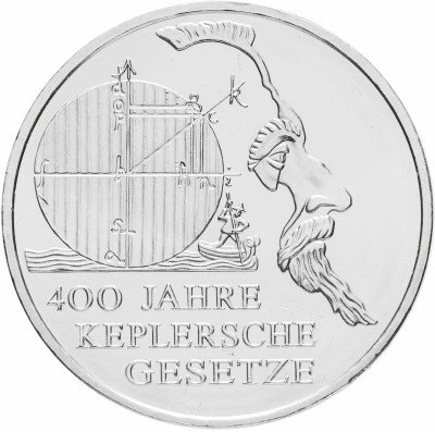 купить Германия 10 евро 2009 "400 лет законам Кеплера"