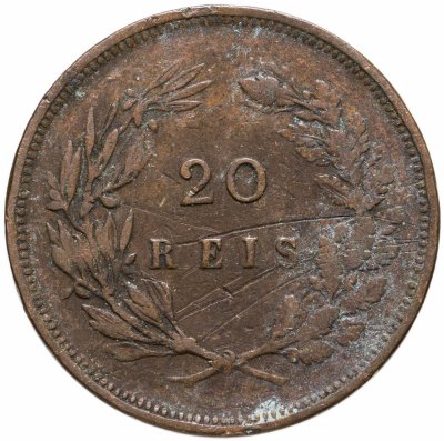 купить Португалия 20 рейс (reis) 1892