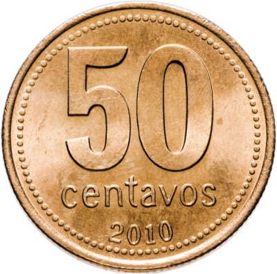 купить Аргентина 50 сентаво (centavos) 2010
