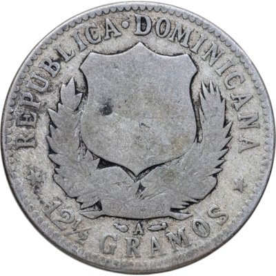 купить Доминикана 1/2 песо (peso) 1897