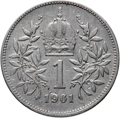 купить Австрия 1 крона (crown) 1901