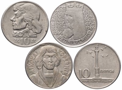 купить Польша набор из 4-х монет 1959-1965