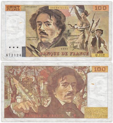 купить Франция 100 франков 1987 (Pick 154c)