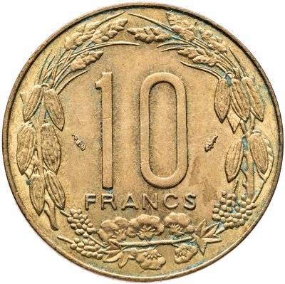 купить Центральная Африка (BEAC) 10 франков (francs) 1982