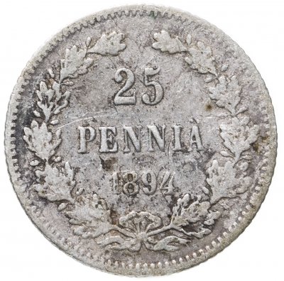 купить 25 пенни (pennia) 1894 L