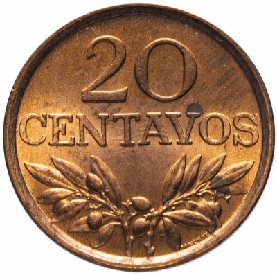 купить Португалия 20 сентаво 1969-1974, случайный год