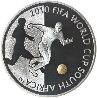 купить Казахстан 100 тенге 2009 Чемпионат мира по футболу 2010 в ЮАР