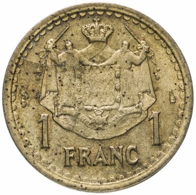 купить Монако 1 франк (franc) 1945