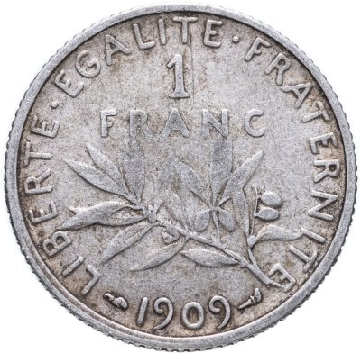 купить Франция 1 франк 1989-1920