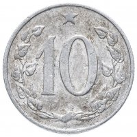 Купить Чехословакия 10 геллеров случайный год (1961-1971)