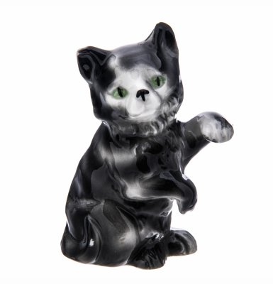 купить Статуэтка "Кошка", фарфор, роспись, ГДР, 1970-1990 гг.
