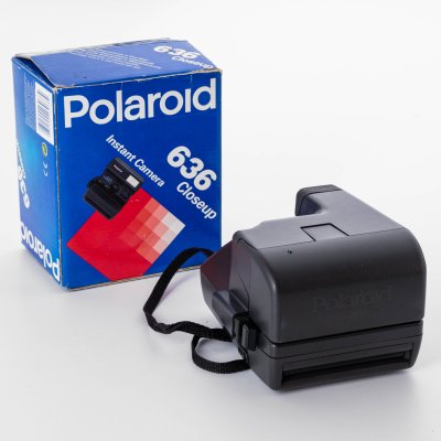 купить Фотоаппарат "Polaroid 636 Close Up" в оригинальной коробке, пластик, Великобритания, 1989-1999 гг.