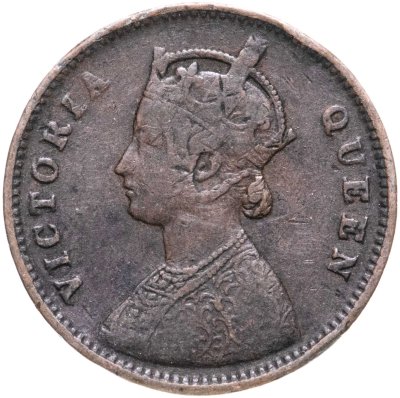 купить Индия (Британская) 1/4 анны (anna) 1862