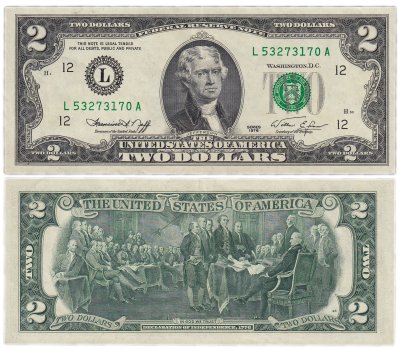 купить США 2 доллара 1976 (Pick 461) L-Сан-Франциско