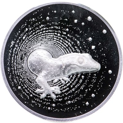 купить Камерун 2000 франков 2023 "Геккон" в футляре с сертификатом