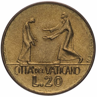 купить Ватикан 20 лир (lire) 1978