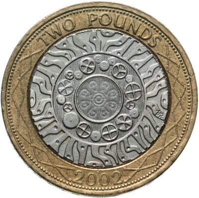 купить Великобритания 2 фунта (pounds) 2002
