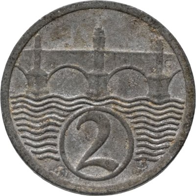 купить Чехословакия 2 геллера (halere) 1923