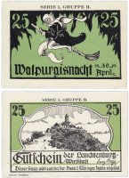 купить Германия (Тюрингия: Кала) 25 пфеннигов 1920-21 "Шабаш ведьм. Вальпургиева ночь" 1b