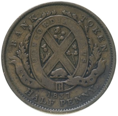 купить Канада, Квебек 1/2 пенни 1837