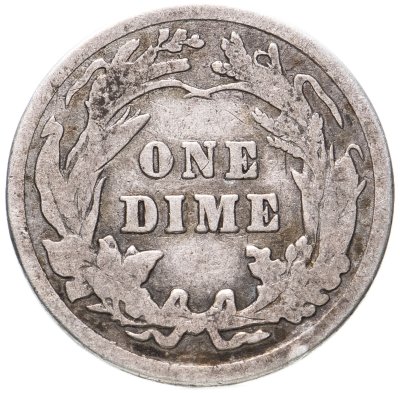 купить США 10 центов (дайм, one dime) 1910 Barber Dime Без отметки монетного двора
