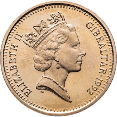 купить Гибралтар 2 фунта (pounds) 1992 Христофор Колумб
