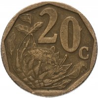 купить Южная Африка 20 центов (cents) 2000-2015, случайная дата