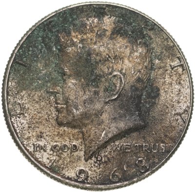 купить США 50 центов (1/2 доллара, half dollar) "Kennedy Half Dollar (Кеннеди)" 1968 "D"