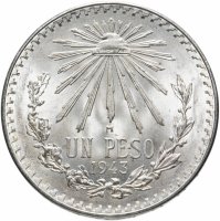 Купить Мексика 1 песо (peso) 1943 год