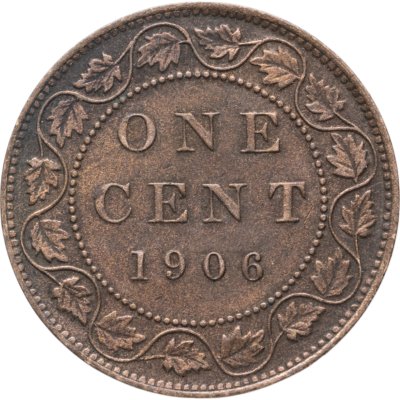купить Канада 1 цент (cent) 1906