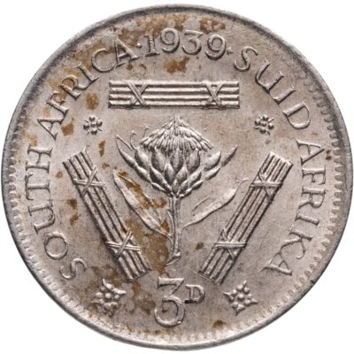 купить ЮАР 3 пенса (pence) 1939