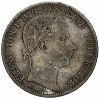 Купить Австрия 1 флорин (florin) 1861 A