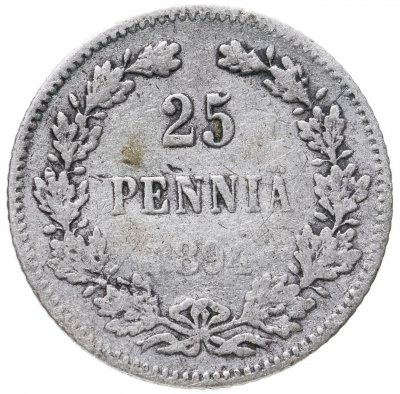 купить 25 пенни (pennia) 1894 L