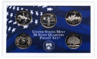 Купить США годовой набор квотеров 1999 "Штаты" (5 монет)