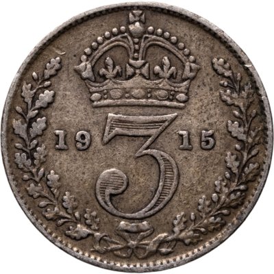 купить Великобритания 3 пенса (pence) 1915