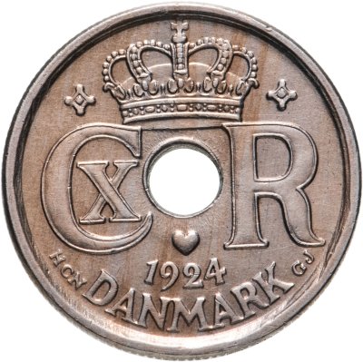 купить Дания 25 эре (ore) 1924