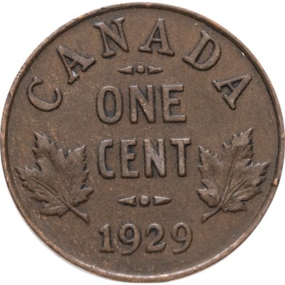 купить Канада 1 цент (cent) 1929