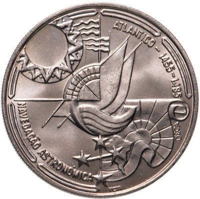 купить Португалия 100 эскудо (escudos) 1990 "Золотой век открытий - Астронавигация"