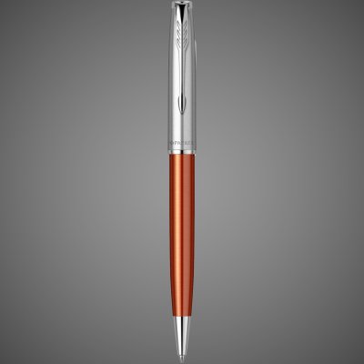 купить Шариковая ручка Parker Sonnet Essentials Orange SB Steel CT, цвет чернил black, стержень: M, в подарочной упаковке., Металлы: нержавеющая сталь, палладий, 2026 г.